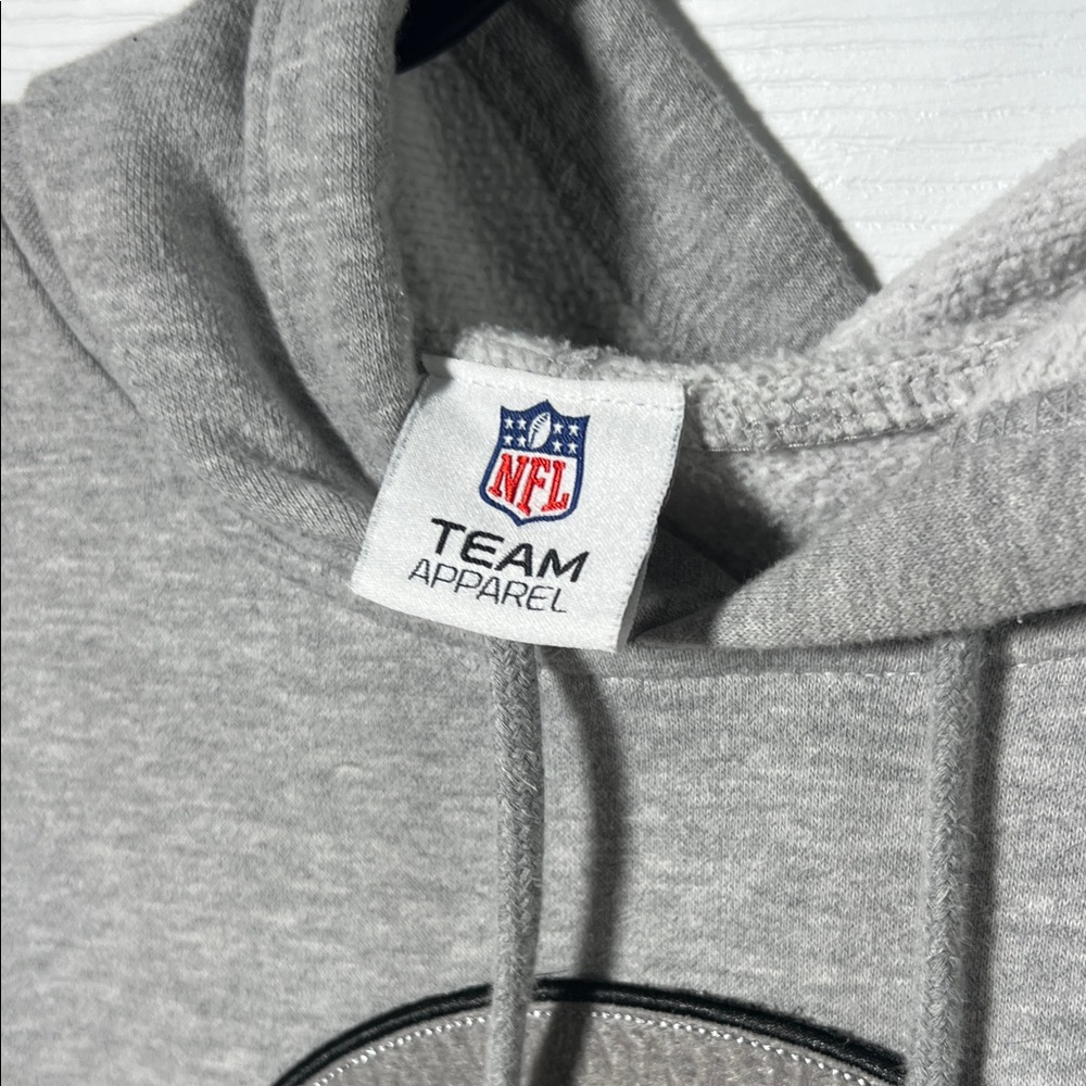 Pittsburgh Steelers Gray Crewneck Hoodie - Picture 3 of 7